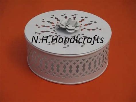 round box metal perforated lid|Perforated Lid Box .